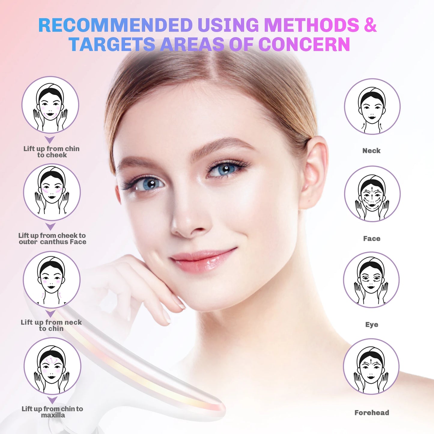 Neck Face Lifting LED Photon Therapy